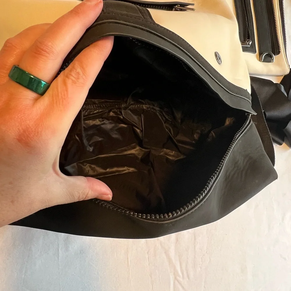 Caraa x Athleta Bone Neoprene Convertible Backpack